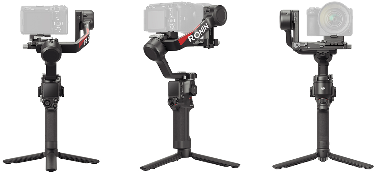 DJI RS 4 z różnych perspektyw